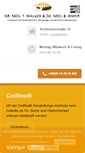 Mobile Screenshot of hautarzt-ludwigshafen.de